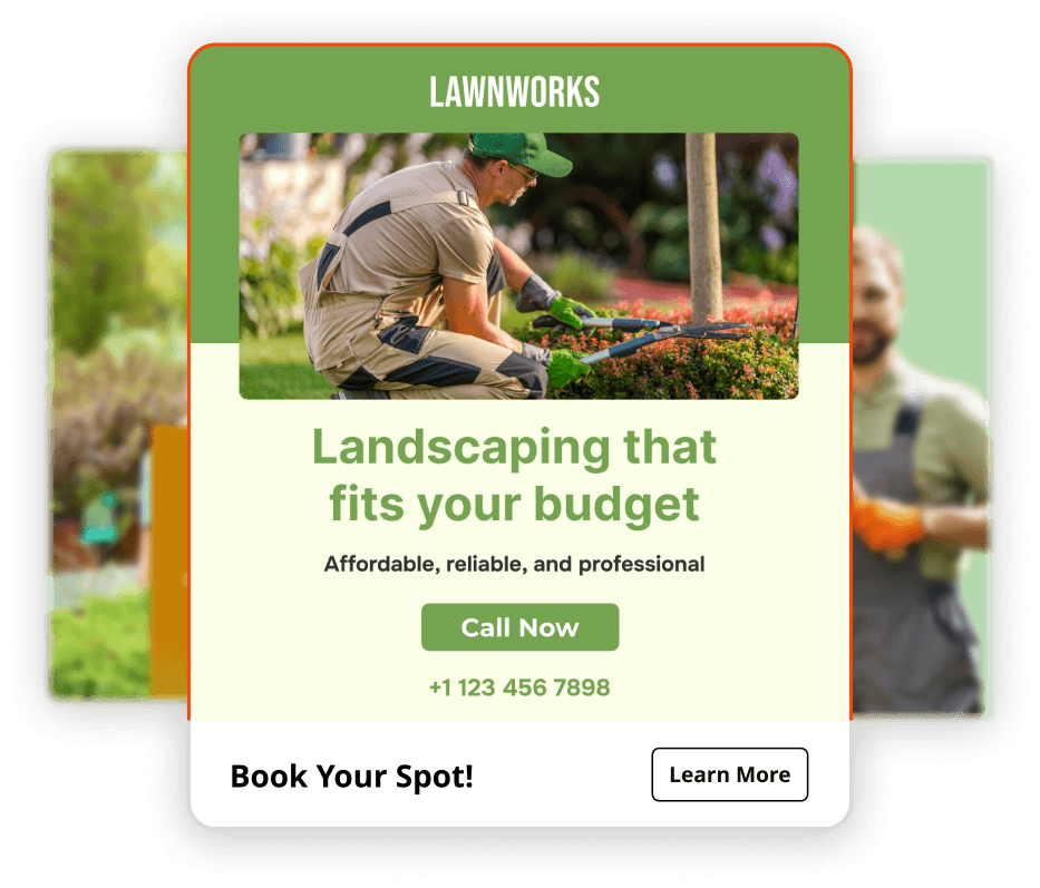 Take ads live instantly.